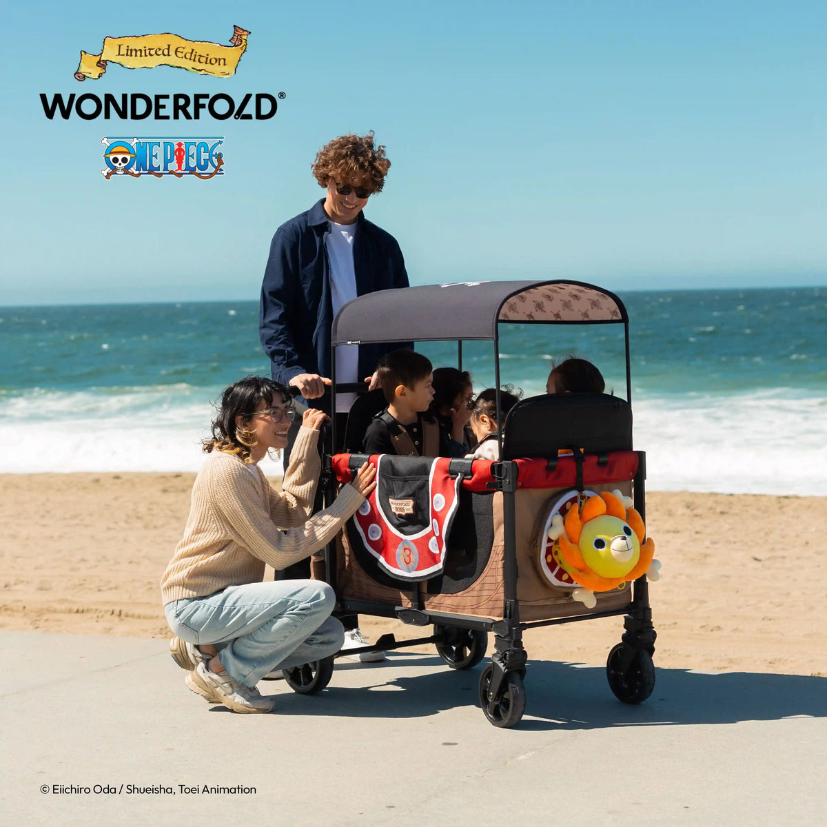 ONE PIECE Thousand Sunny Stroller Wagon (4 Seater)
