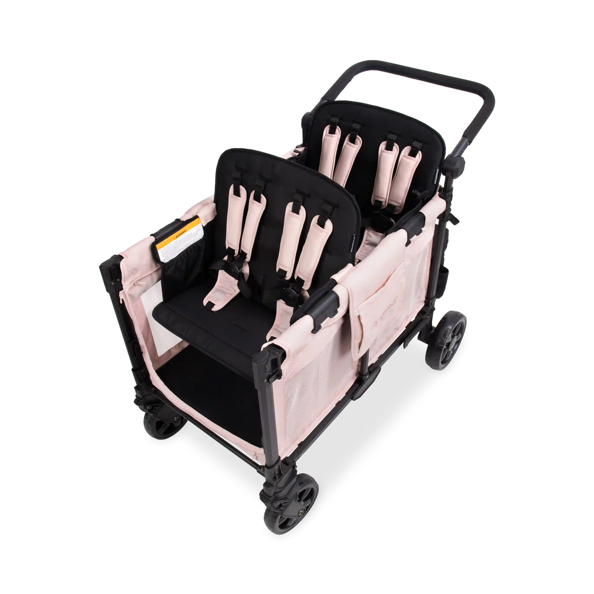 W4 Elite Pro Stroller Wagon (4 Seater) - Blush Pink
