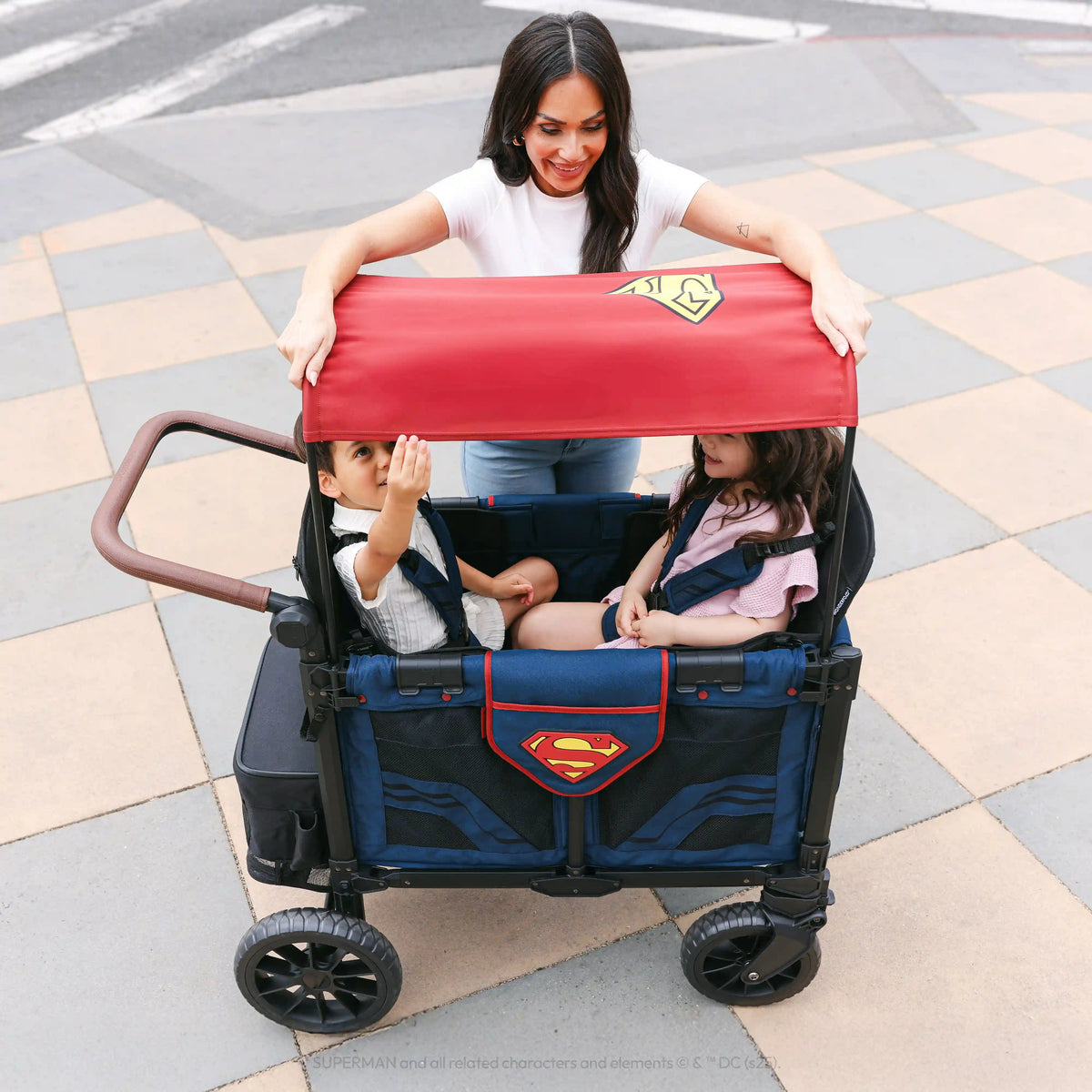 Superman Canopy Fabric