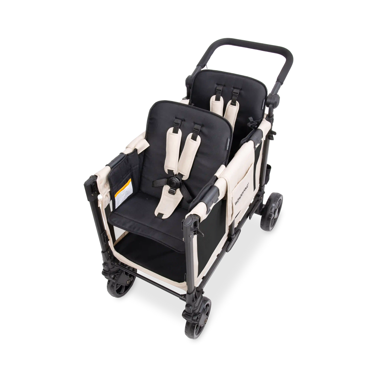W2 Elite Pro Stroller Wagon (2 Seater) - Sandy Beige