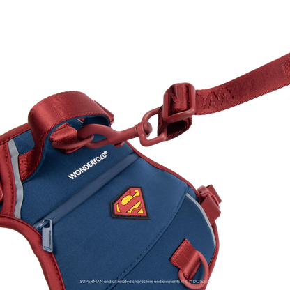 Superman Pet Leash and Harness Bundle