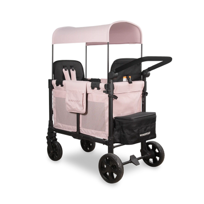 W2 Elite Pro Stroller Wagon (2 Seater) - Blush Pink