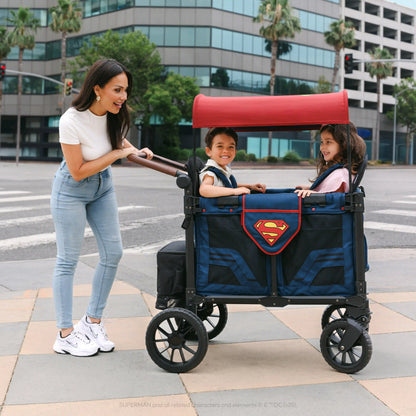 Superman W2 Luxe Pro Stroller Wagon (2 Seater)