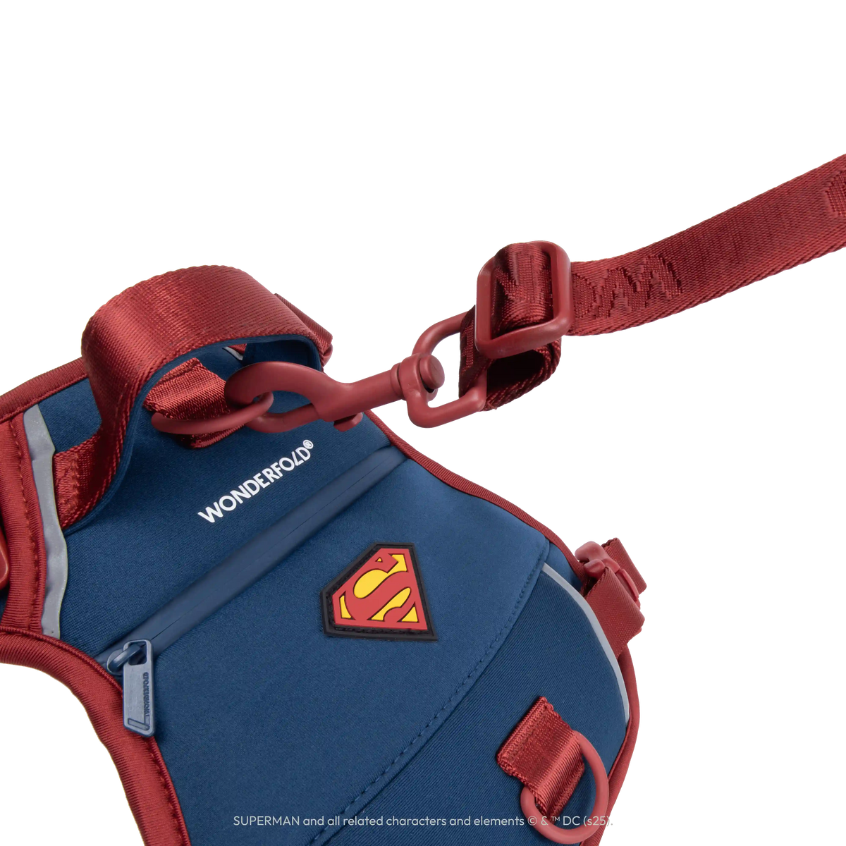 Superman Pet Leash and Harness Bundle