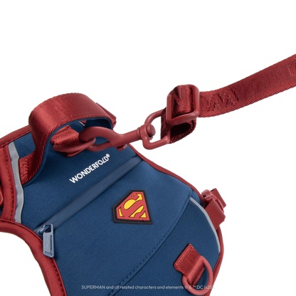 Superman Pet Leash and Harness Bundle