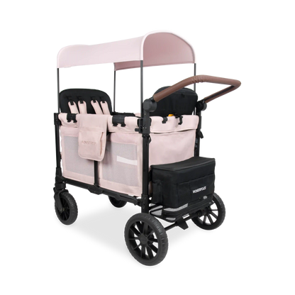 W4 Luxe Pro Stroller Wagon (4 Seater) - Blush Pink