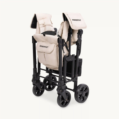 W2 Elite Pro Stroller Wagon (2 Seater) - Sandy Beige