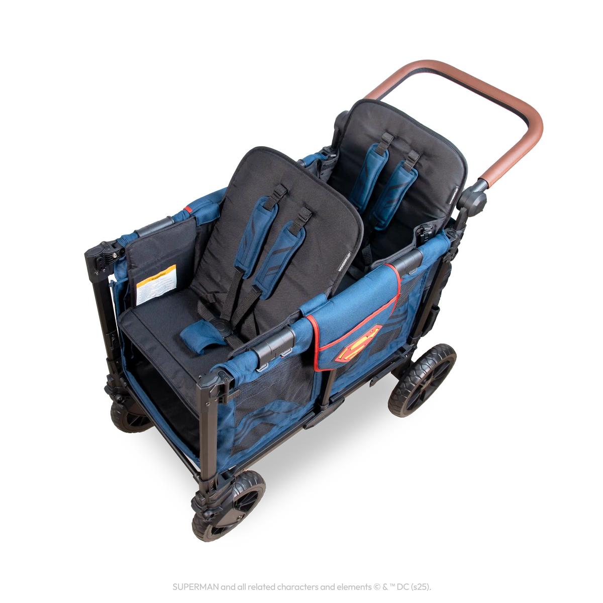 Superman W2 Luxe Pro Stroller Wagon (2 Seater)