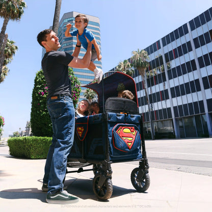 Superman W4 Luxe Pro Stroller Wagon (4-Seater)