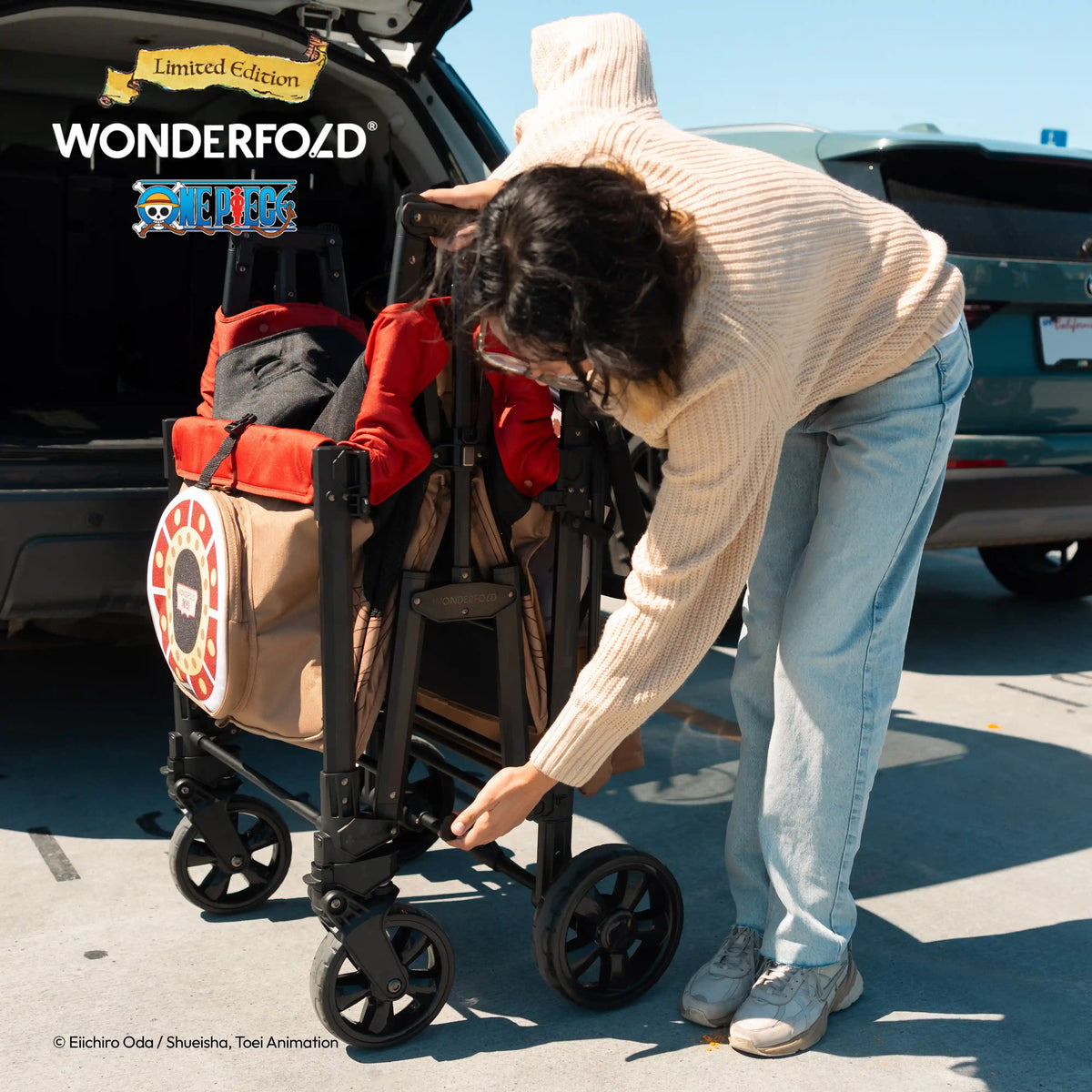ONE PIECE Thousand Sunny Stroller Wagon (2 Seater)