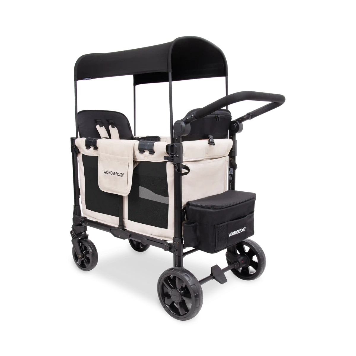 W2 Elite Pro Stroller Wagon (2 Seater) - Sandy Beige