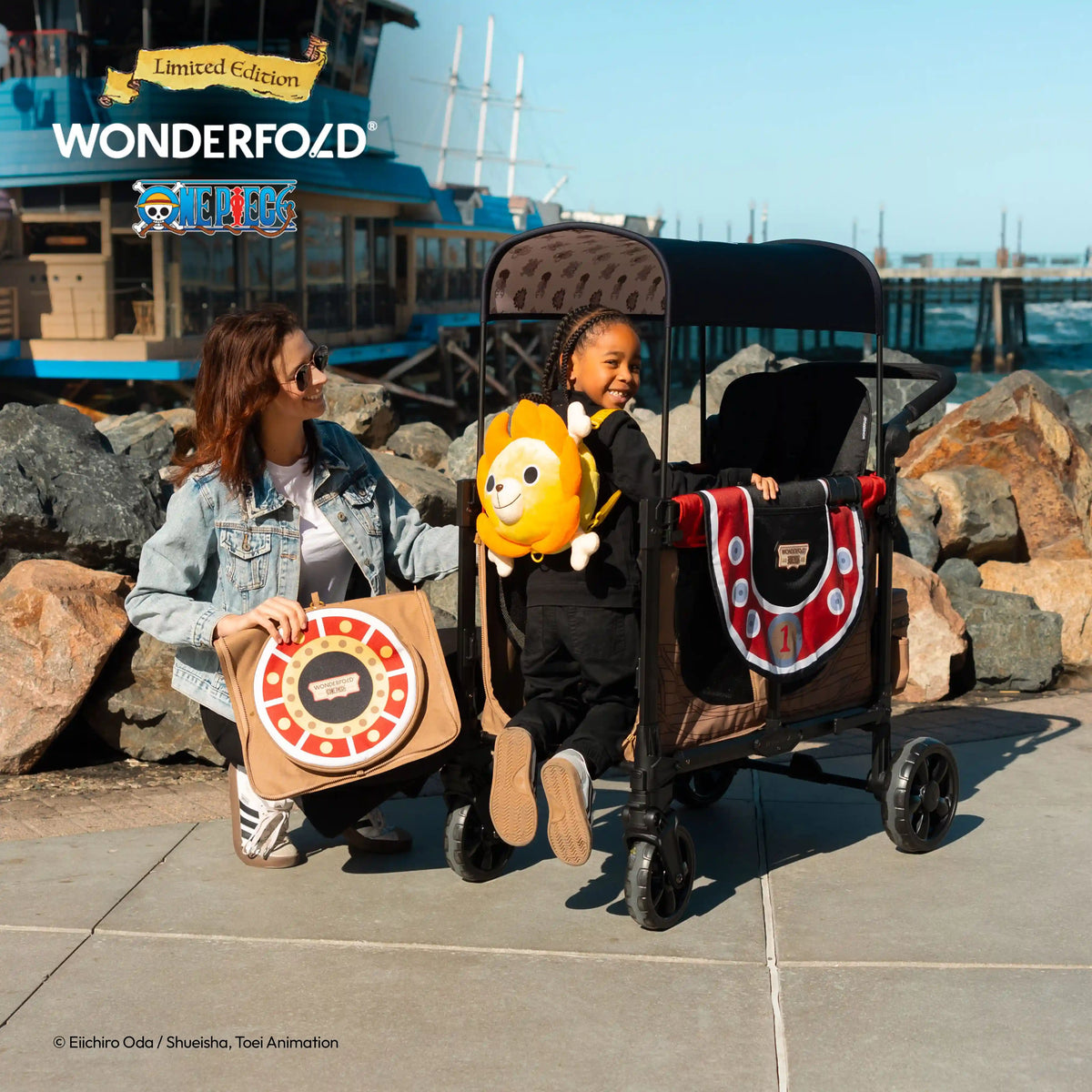 ONE PIECE Thousand Sunny Stroller Wagon (4 Seater)